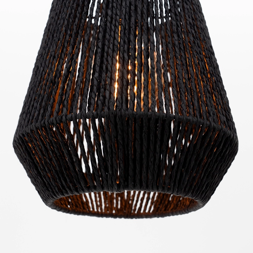 Touw hanglamp Persley Ø 22cm - zwart Eglo 9002759441050