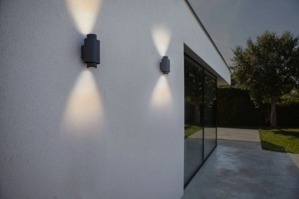 Wandspot Cypres up & down antraciet Lutec 6939412014876