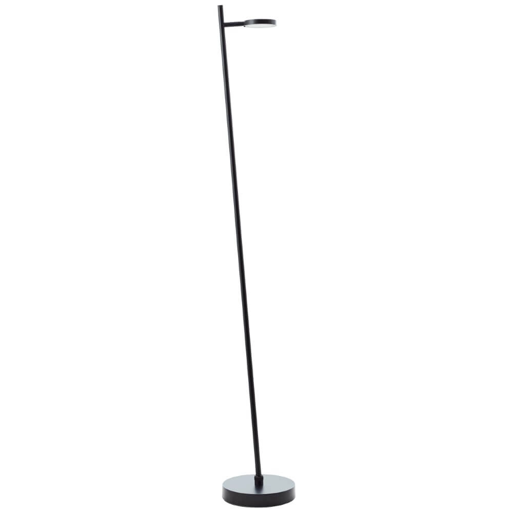 Oplaadbare vloerlamp Pesso zwart Brilliant 4004353447020