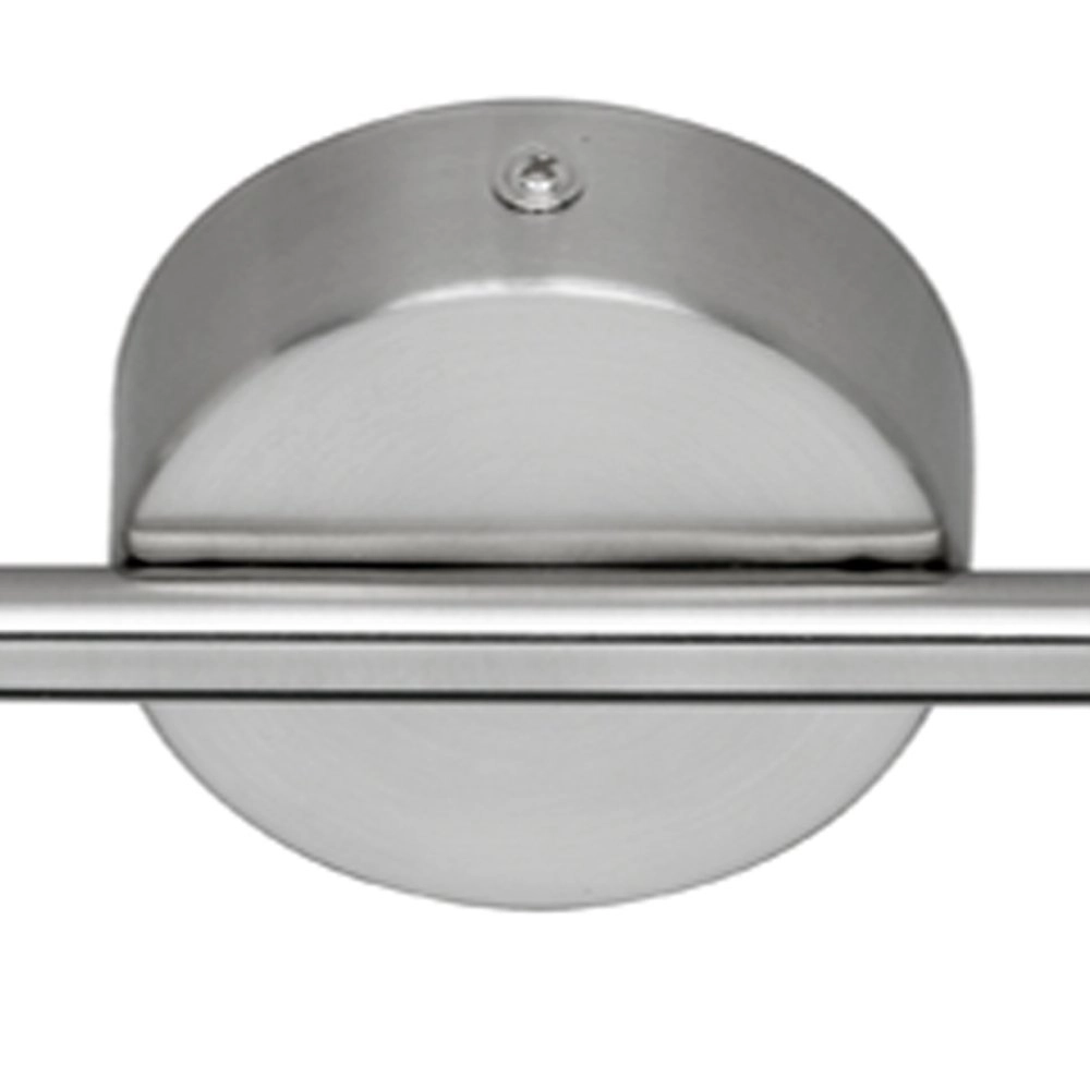 Moderne Plafondlamp Mars 2-lichts nikkel mat Trio 4017807224061