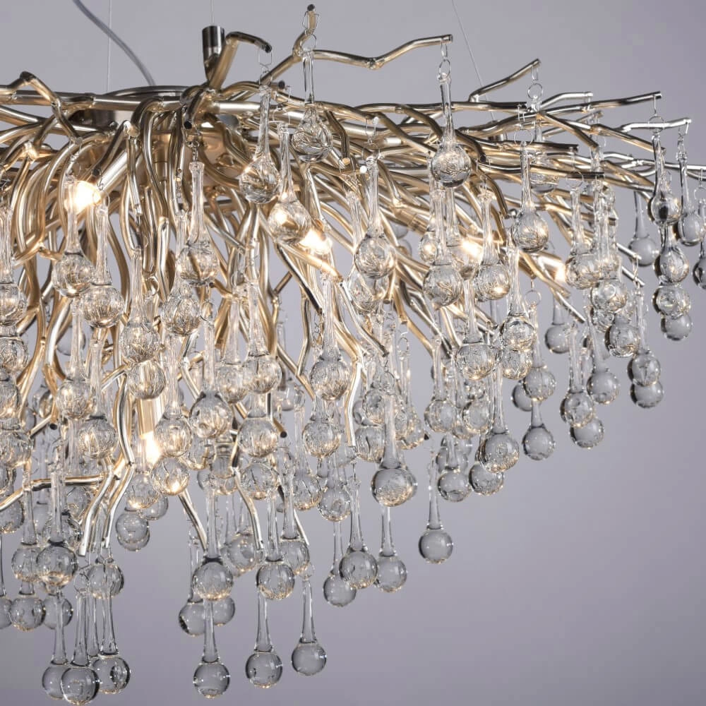 Unieke kroonluchter Icicle metaal Paul Neuhaus 4012248352137