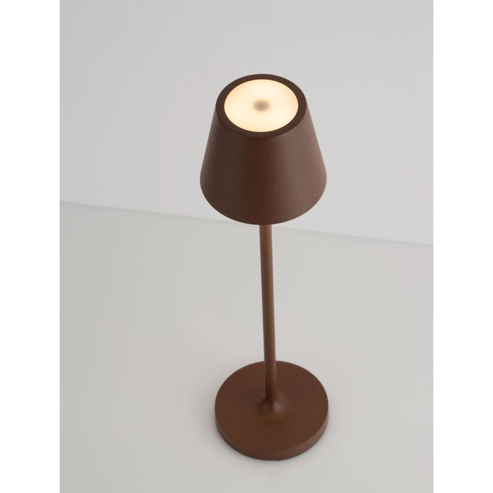 Tafellamp Petit roestbruin oplaadbaar Tafellamp Petit roestbruin oplaadbaar