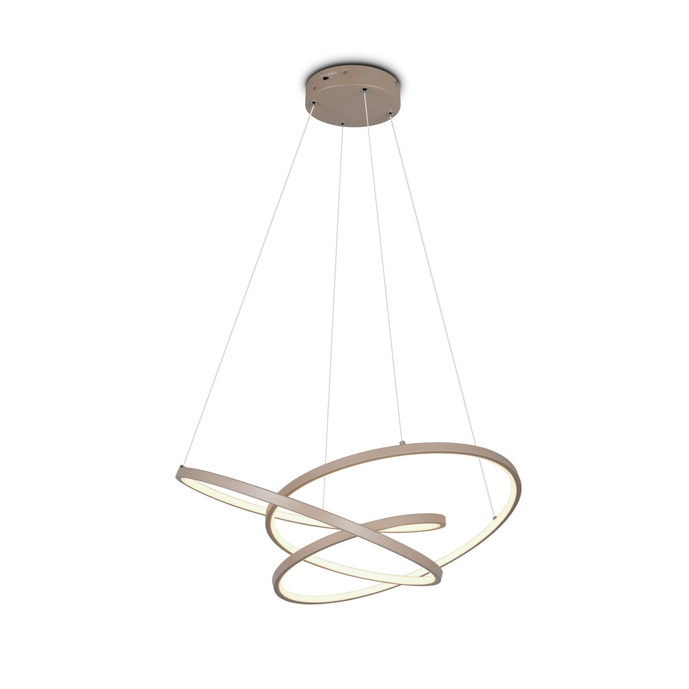 Moderne hanglamp Darvin S - taupe