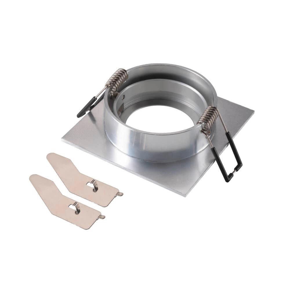 Inbouwring New Tria 68 vierkant aluminium - zonder fitting SLV 4024163276597
