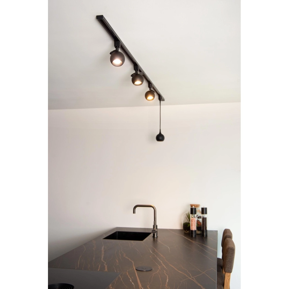 Rail hanglamp Track Favori 1-fase zwart Lucide 5411212093387