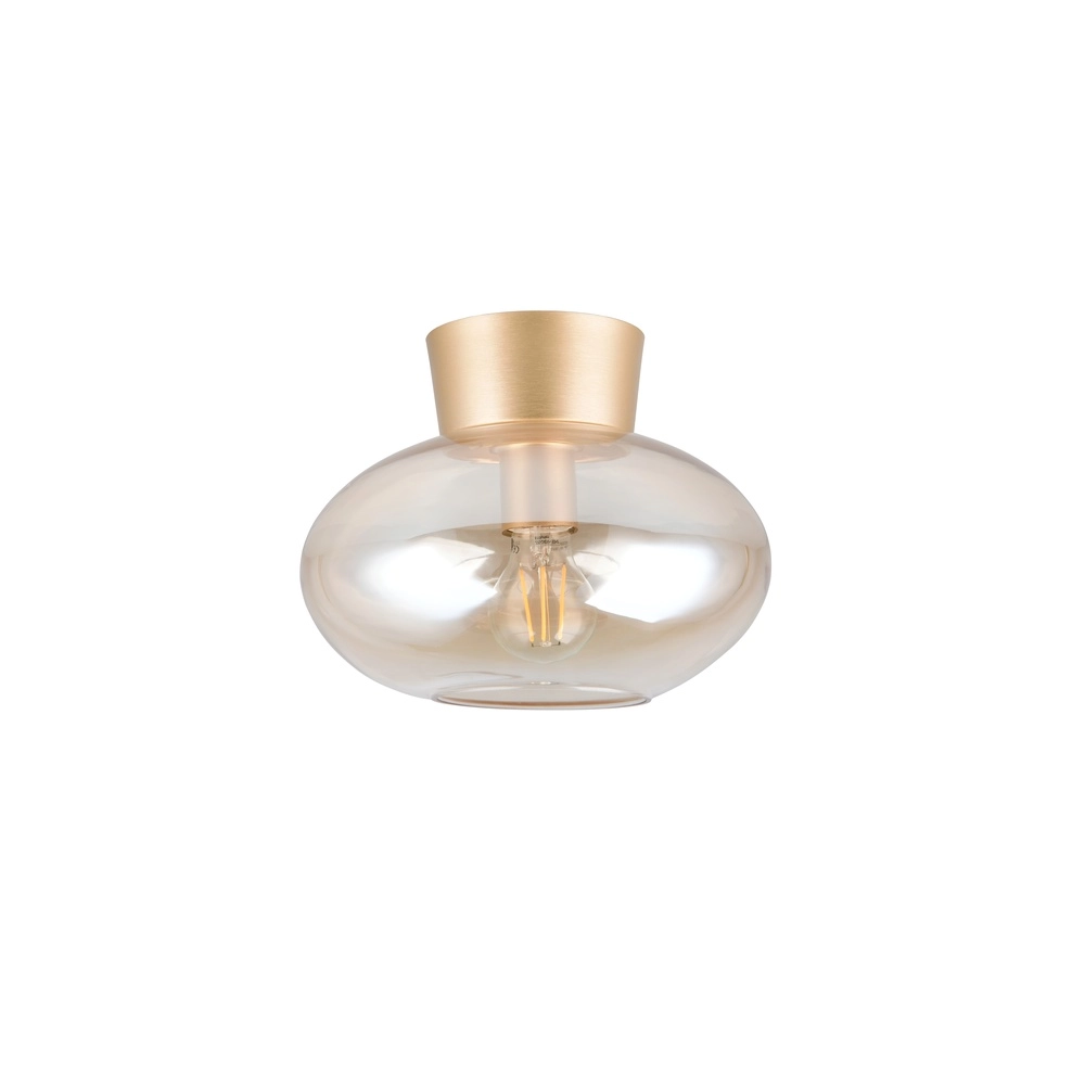 Plafondlamp Sidera amber Ø 26cm Trio 4017807697261