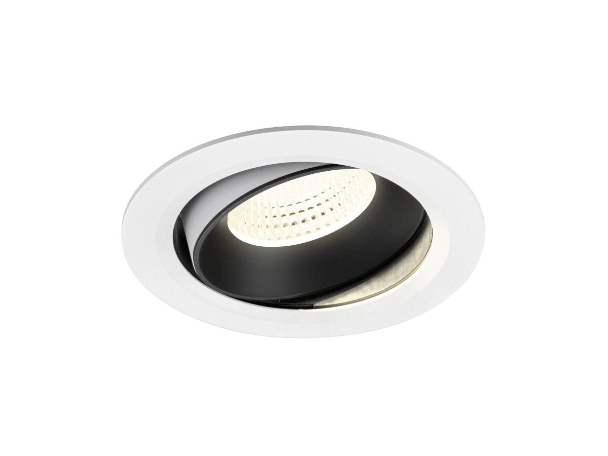 Inbouwspot Numinos Move XL wit/zwart 4000K - 55gr