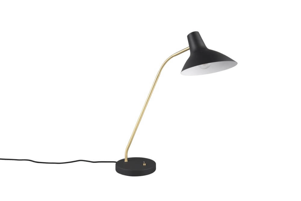 Strakke bureaulamp Traveller zwart Trio 4017807613711