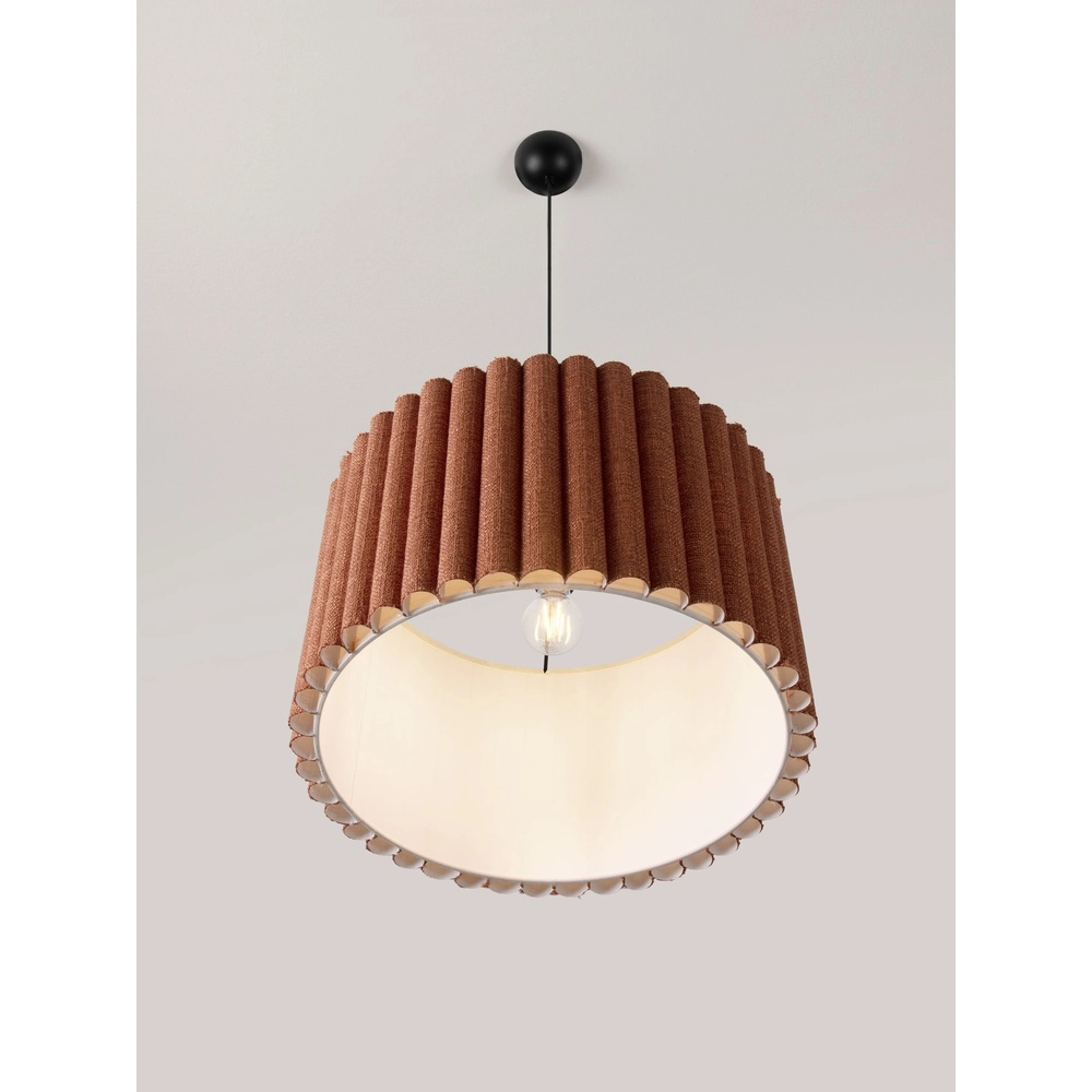 Hanglamp Nos koffie bruin Lyora 5212017493743