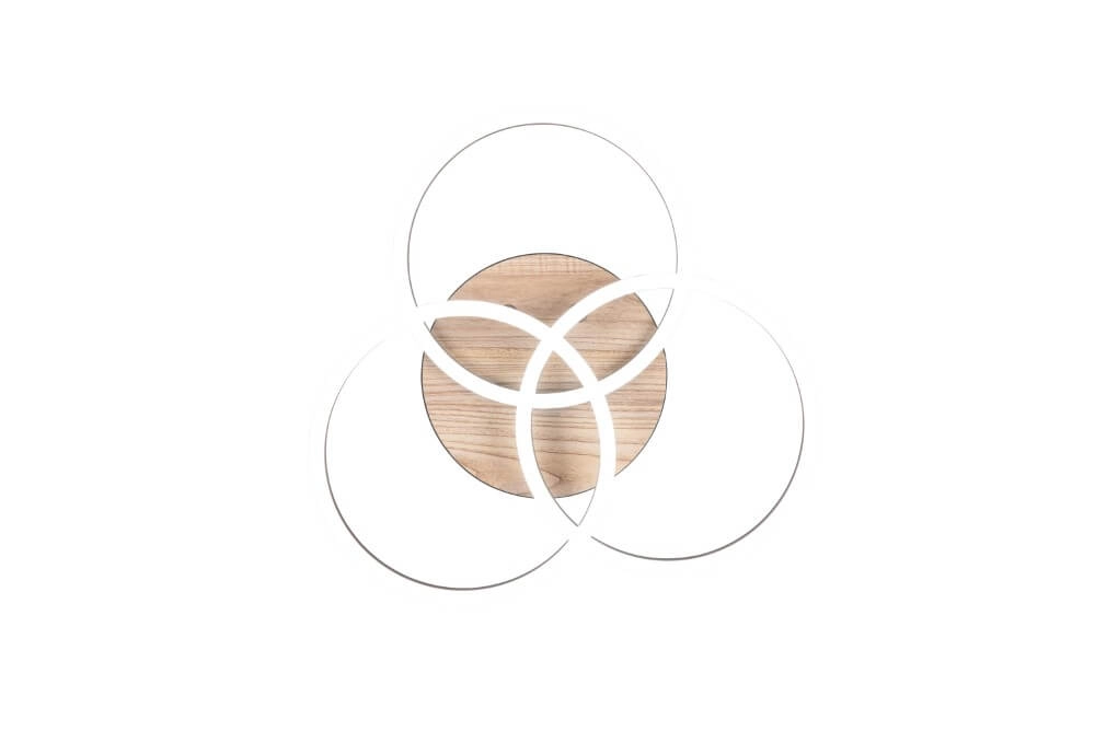 Plafondlamp Circle Ø 43,5cm Trio 4017807561234