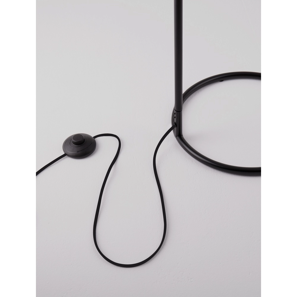 Vloerlamp Intra zwart met bamboe kapje Lyora 5212017454836