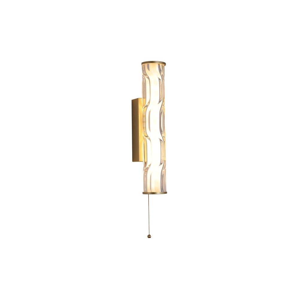 Wandlamp Vibrate goud 33cm