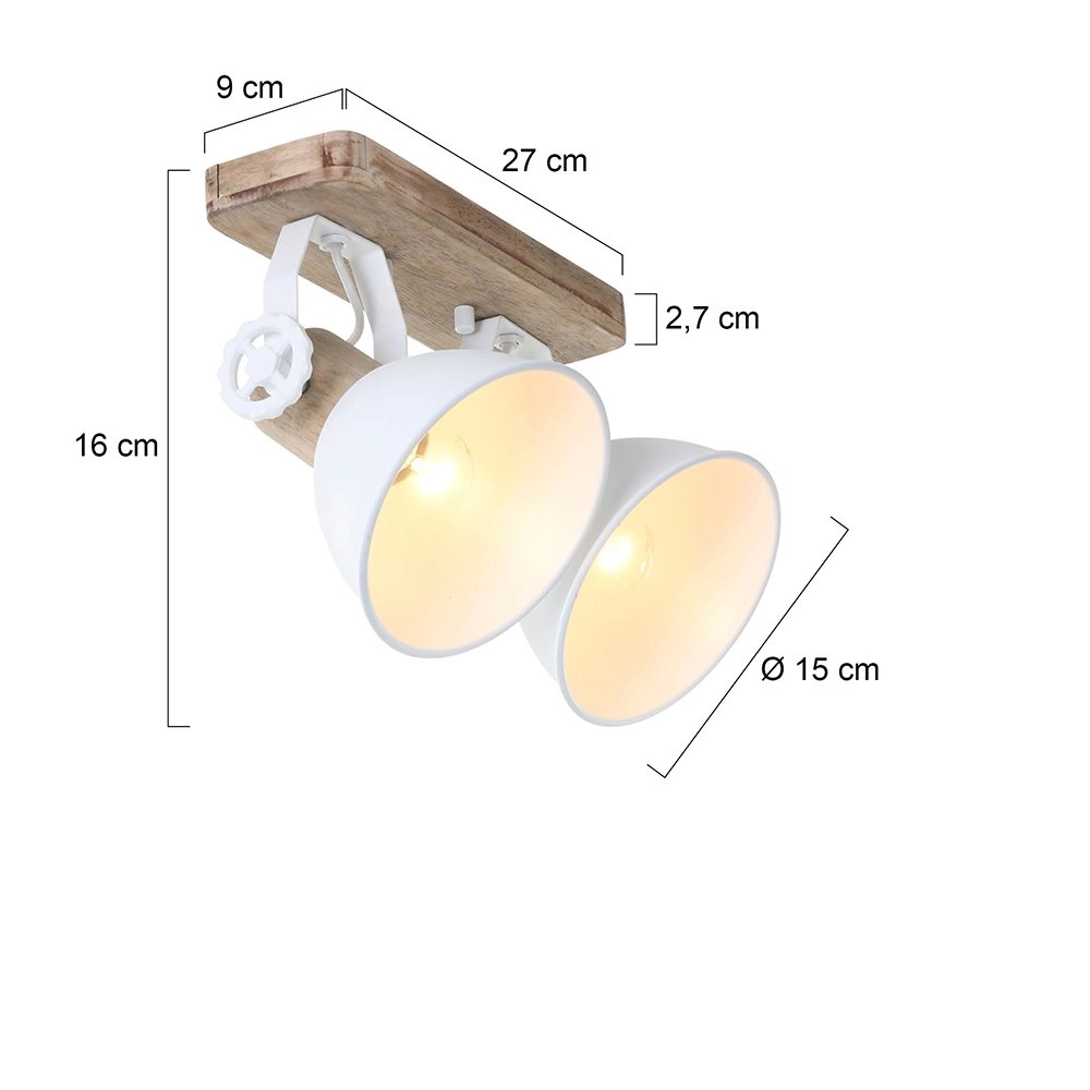 Retro opbouwspots Gearwood Steinhauer 8712746122756