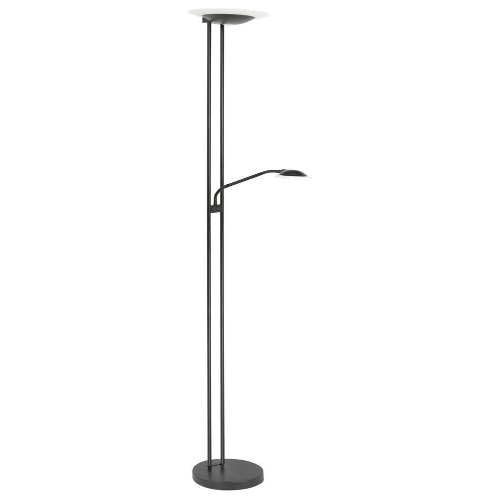 Klassieke vloerlamp Biarritz zwart Ø 28cm