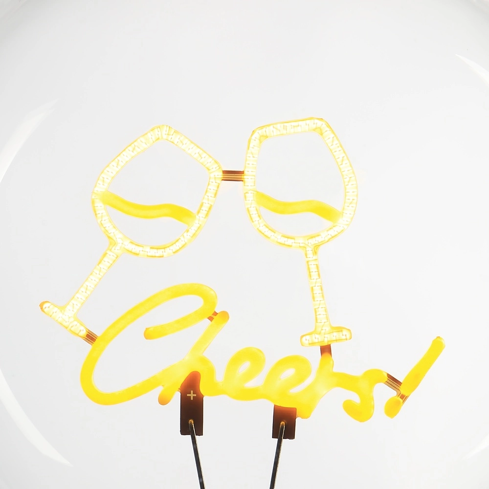 E27 lichtbron Lumopop "Cheers" geel Brilliant 4004353477652