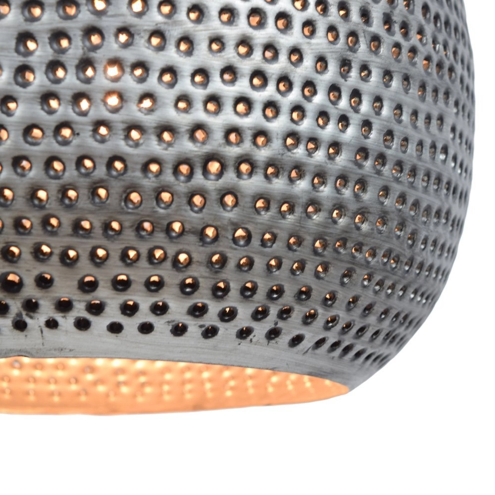 Stoere hanglamp Spike zinkgrijs Urban Interiors 8719325005943