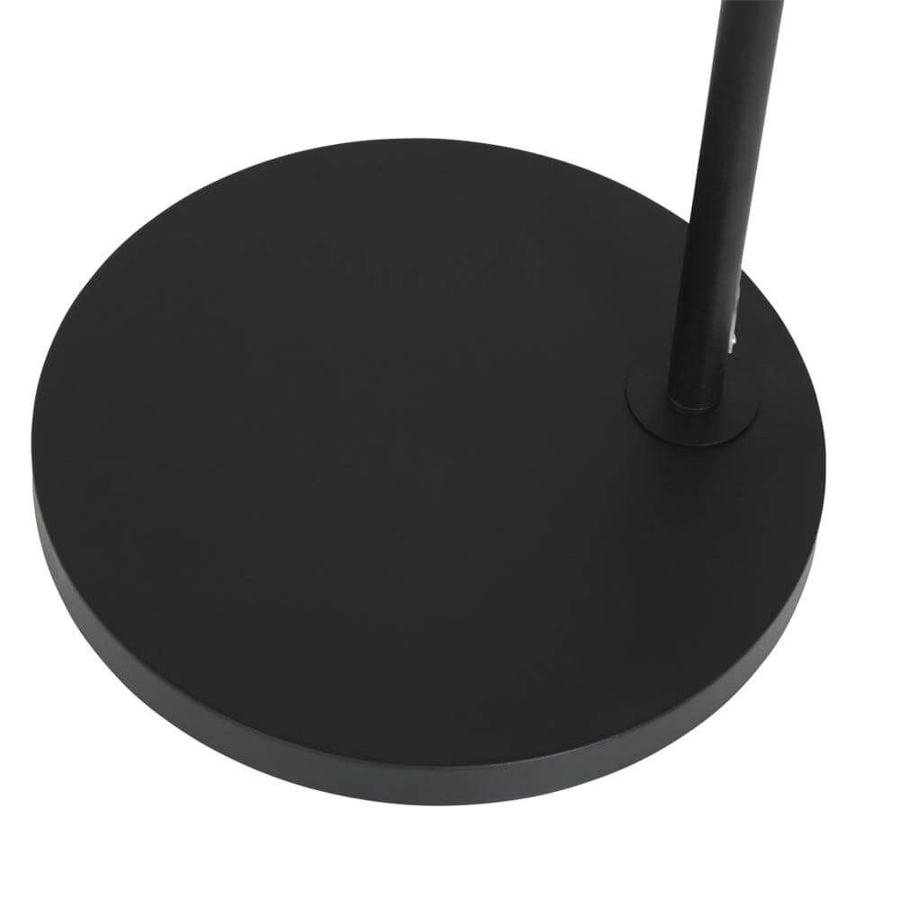 Vloerlamp Prestige Chic zwart met lichtblauwe kap Steinhauer 8712746175349