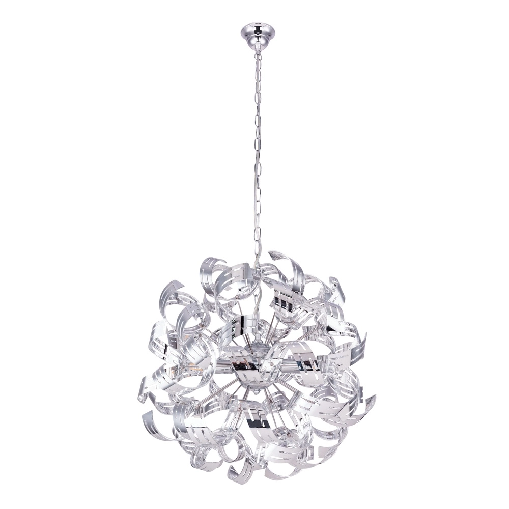 Hanglamp Falla chroom Globo 9007371385263