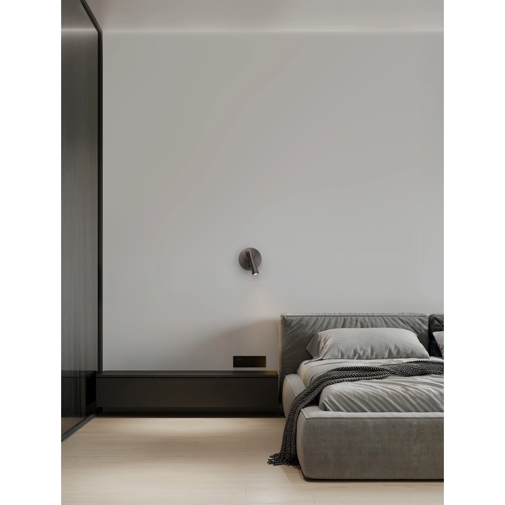 Bedlampje Tico nikkel Lyora 5212017473196