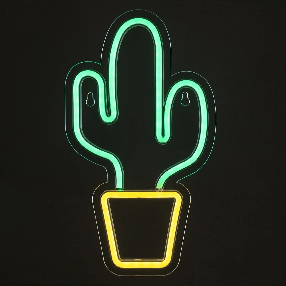 Neon wandlamp Neon-Tales cactus Brilliant 4004353477843
