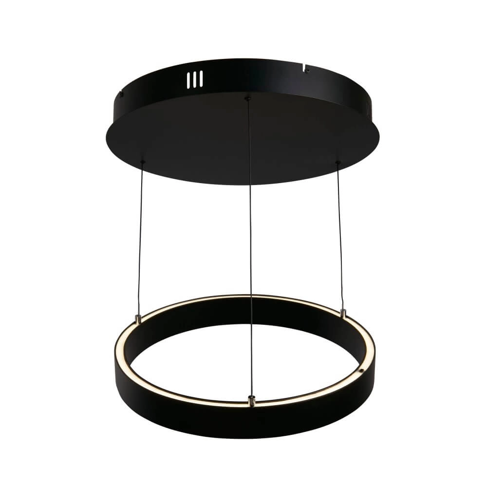 Ronde hanglamp Layla zwart Ø 44cm Searchlight 5053423255712