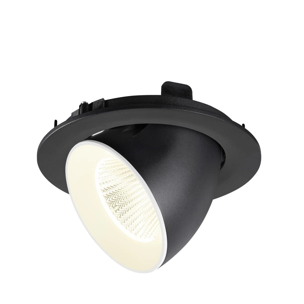 Inbouwspot Numinos Gimble L zwart/wit 4000K - 40gr SLV 4024163310116