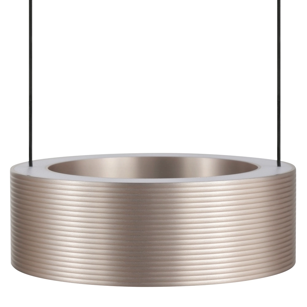 Design hanglamp Axion 3-lichts zwart met bruin Brilliant 4004353477195