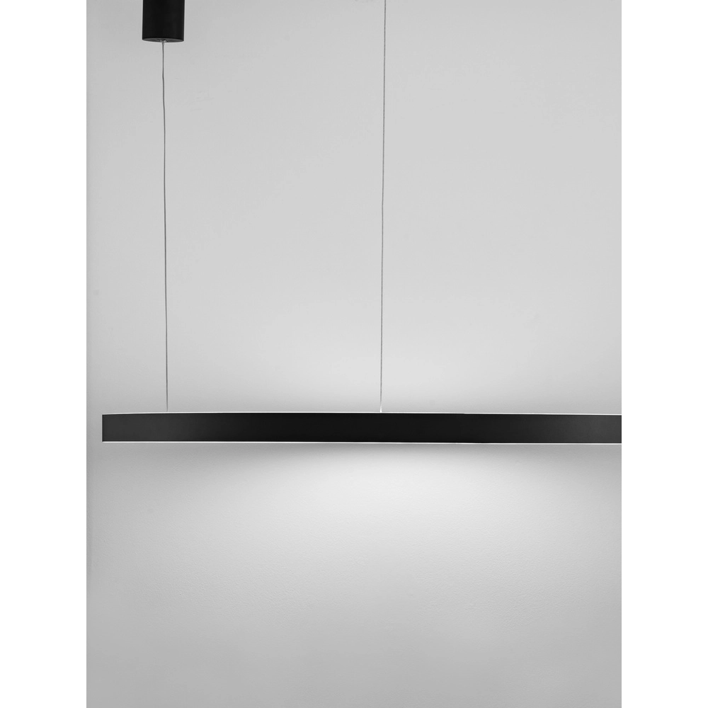 Zwarte hanglamp Elowen design Ø 98cm Lyora 5212017439130
