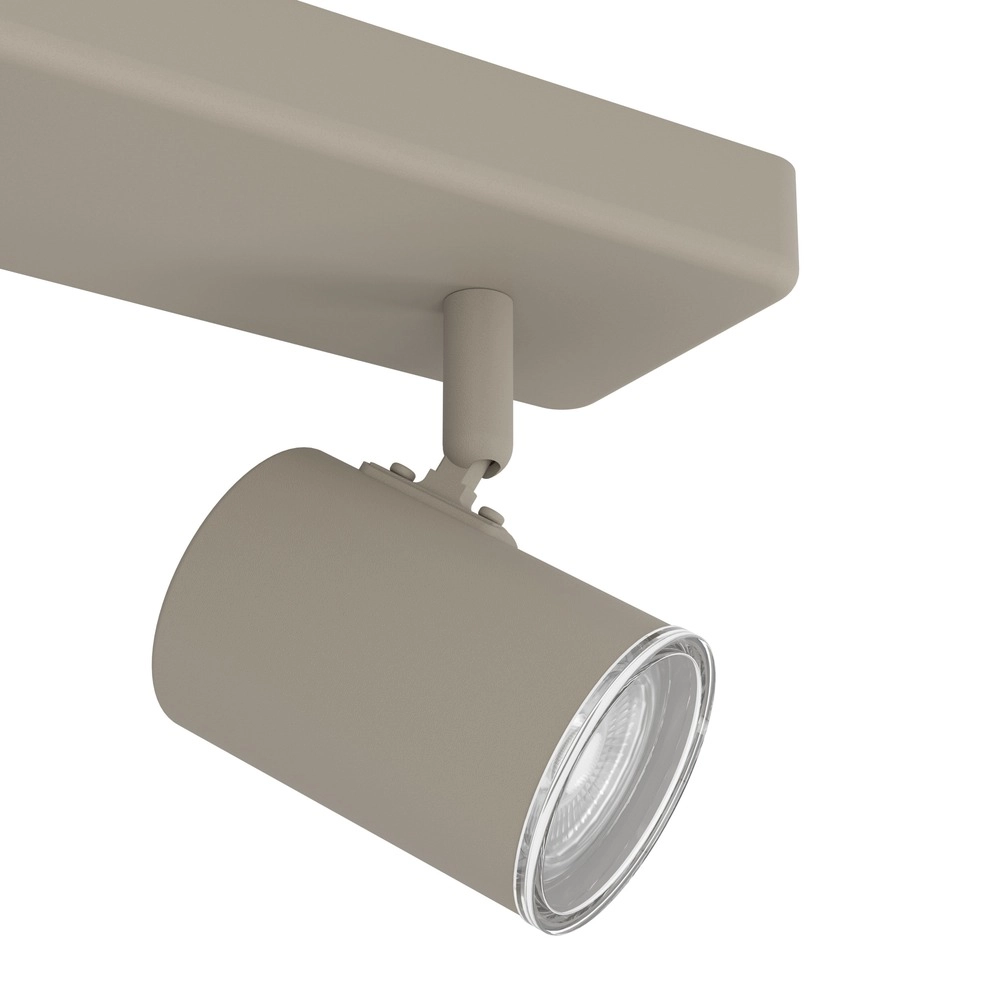 Opbouwspot 4-lichts Consuma 1 zand bruin Eglo 9008606397303