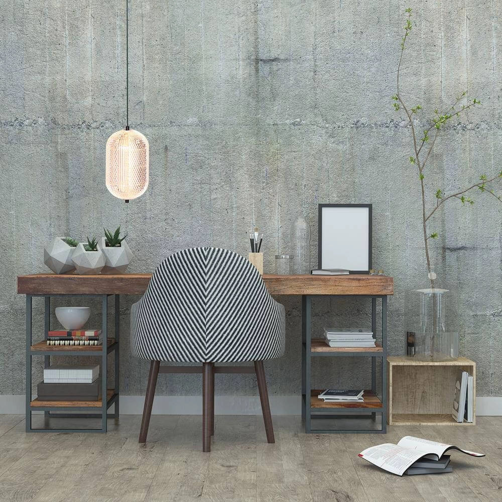 Hanglamp Geripu zwart met amber glas Steinhauer 8712746173772