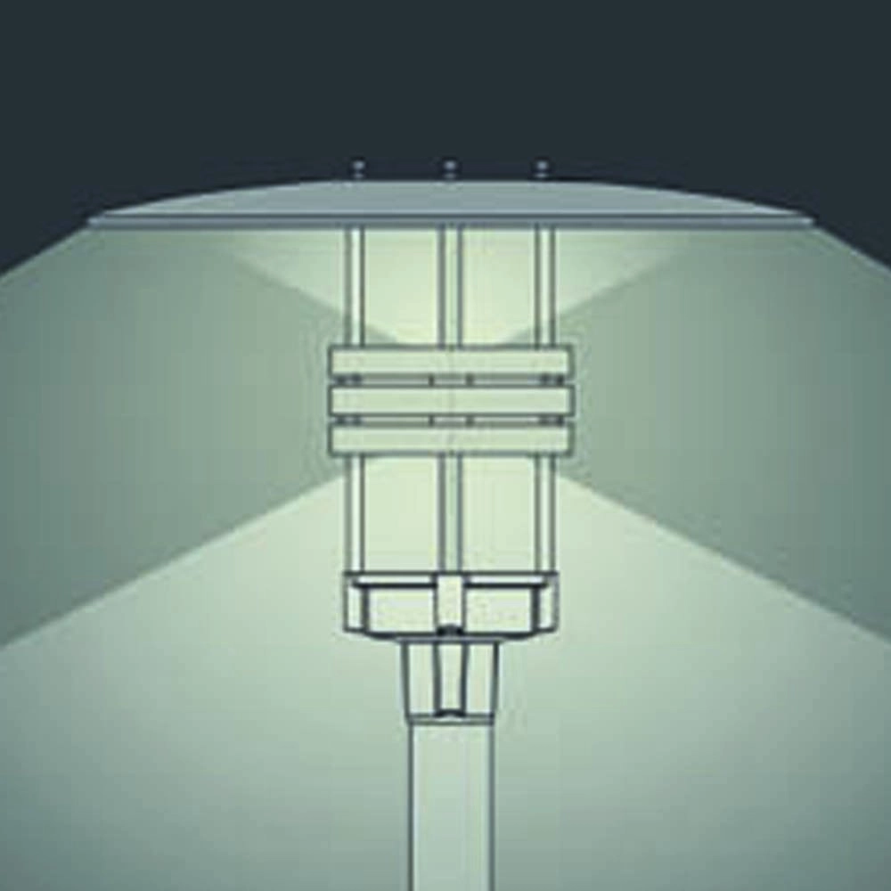 Lantaarnkap City Highlight 62cm 50watt antraciet Franssen 7042895767081