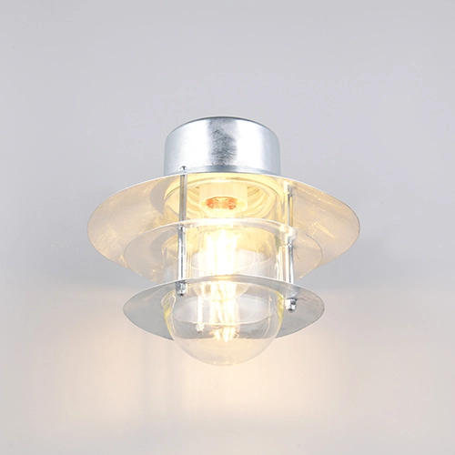 Muurlamp down Ruvuma zinkgrijs Trio 4017807687699