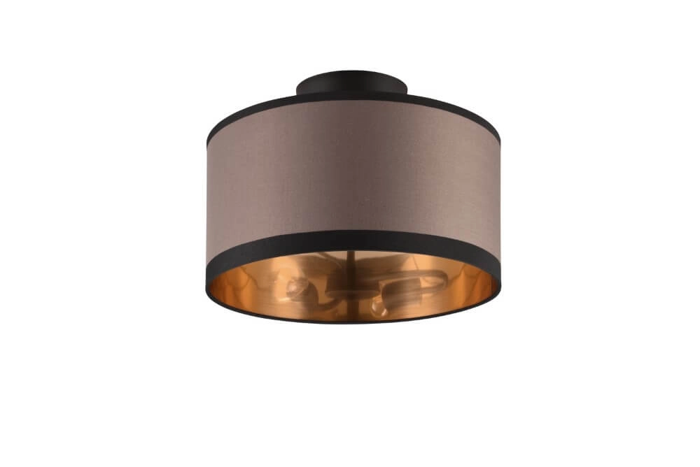 Plafondlamp Davos taupe