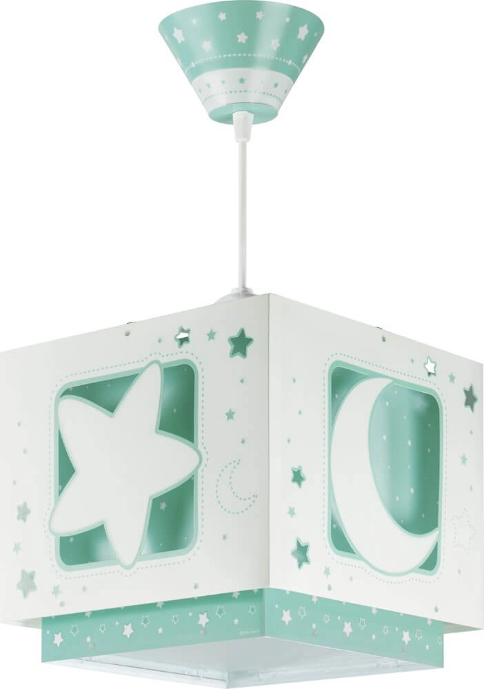 Kinderkamer hanglamp Moonlight turquoise