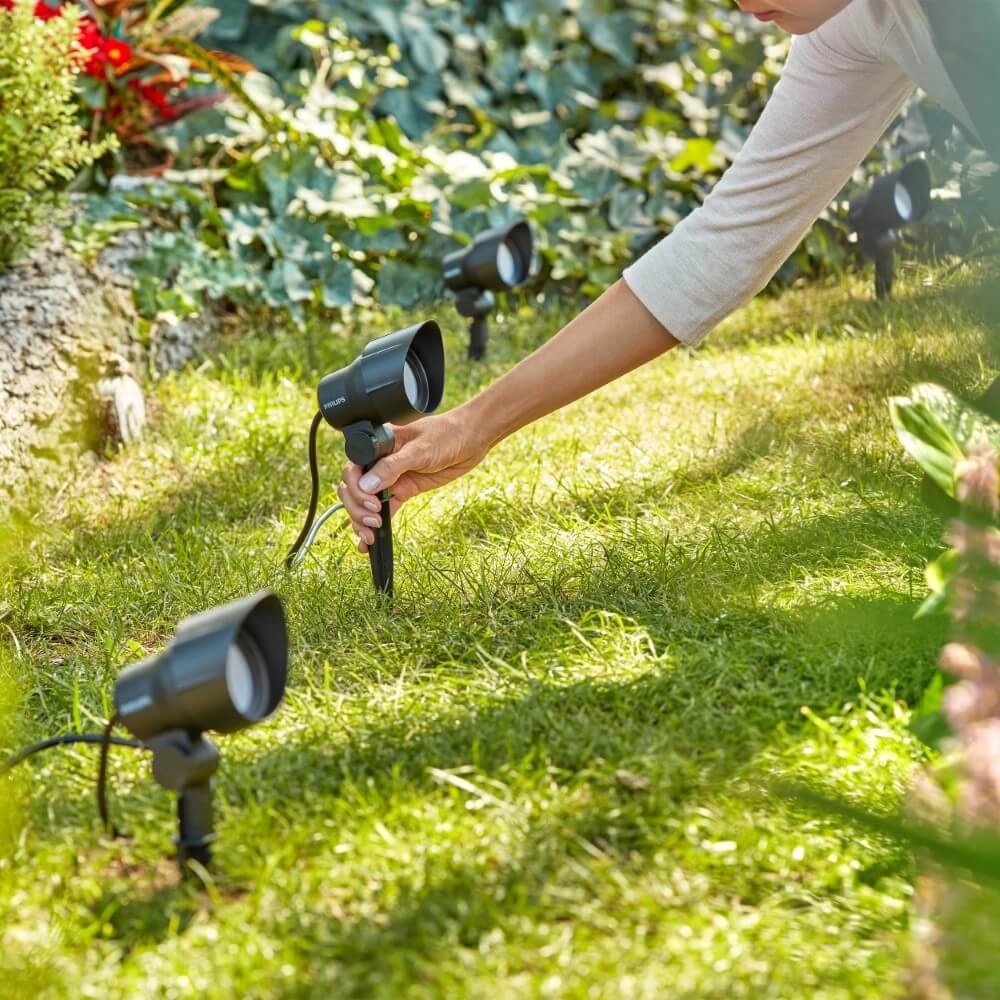 Prikspot Spike antraciet - uitbreiding Philips 8719514477094