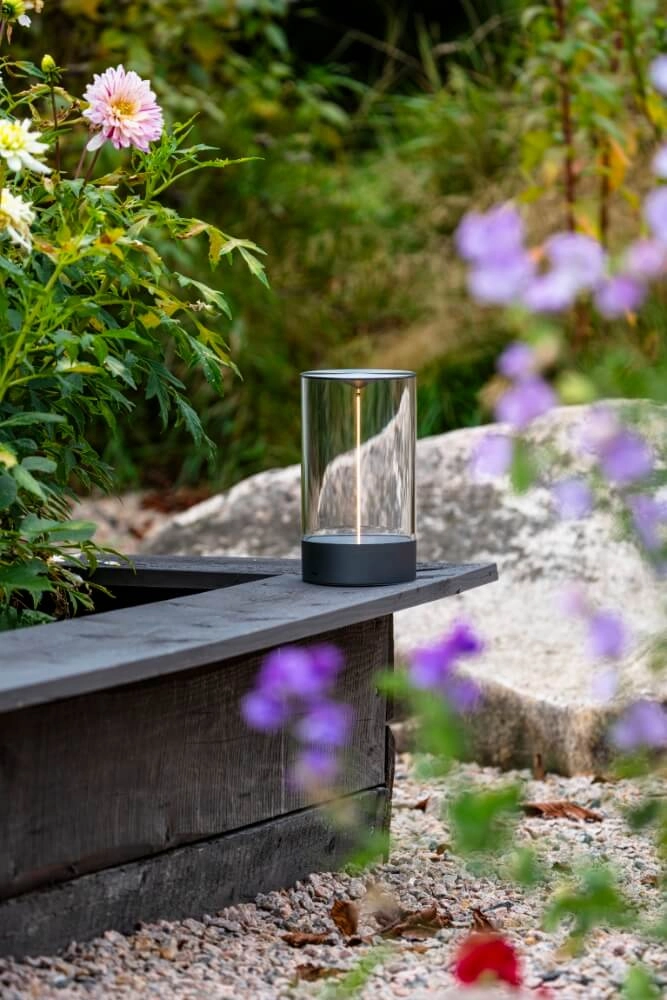 Oplaadbare lamp Edison M antraciet KonstSmide 7318307848373