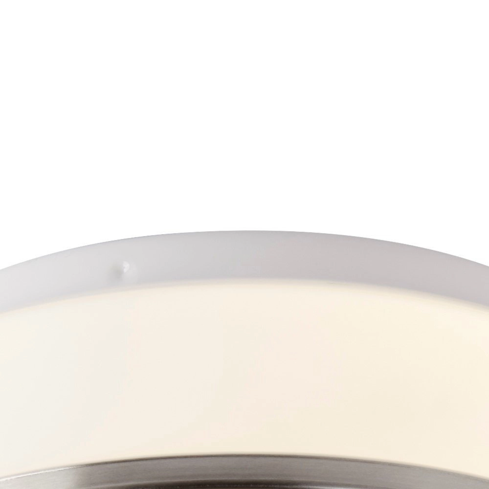 Badkamerlamp Discs Ø 28cm zilver Searchlight 5013874395535