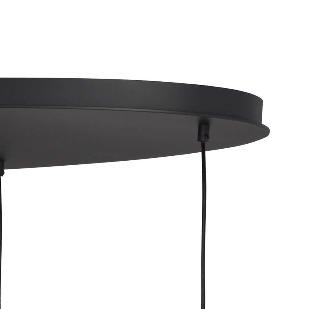 Hanglamp Lava Oval 6x smoke glas Ø 24cm Masterlight 8718121290171