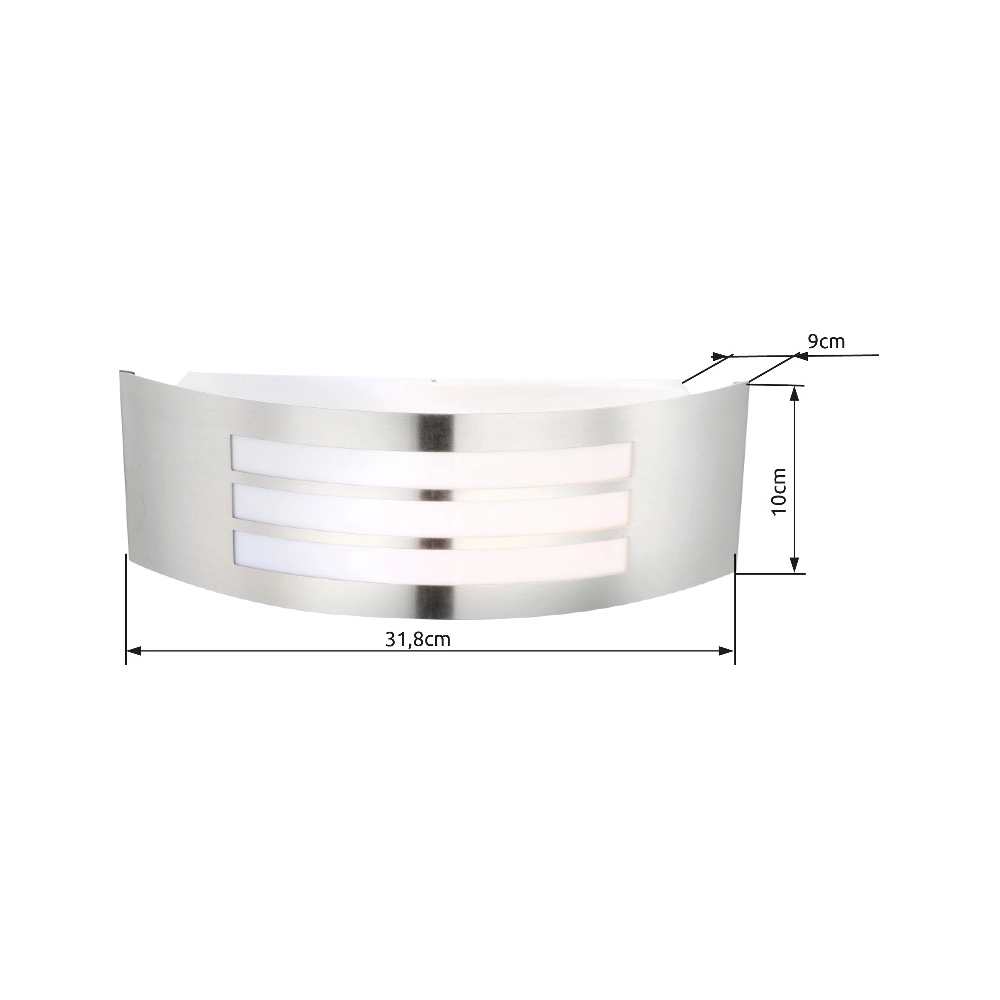 Wandlamp Cornus zilvergrijs Globo 9007371210428