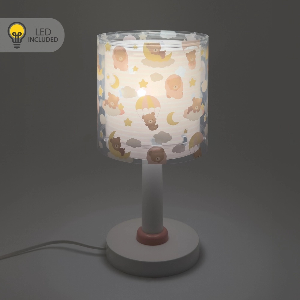 Kinderkamer tafellamp Baby Teddy roze Dalber 8420406415710