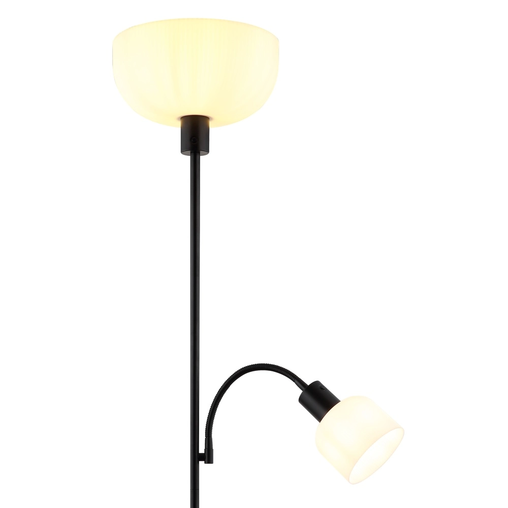 Vloerlamp Hinton zwart Globo 9007371572427
