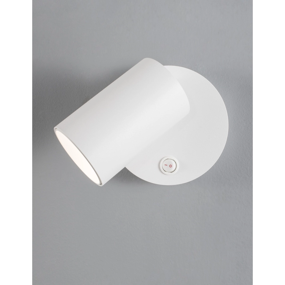 Wall spotlight Net Round white Lyora 5212017422910