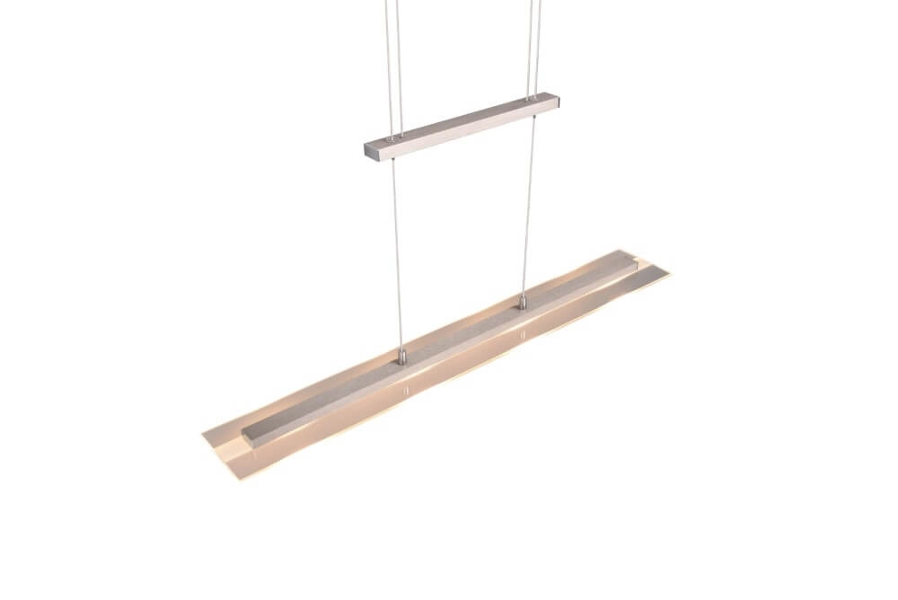 Glazen hanglamp Milos nikkel Trio 4017807588262