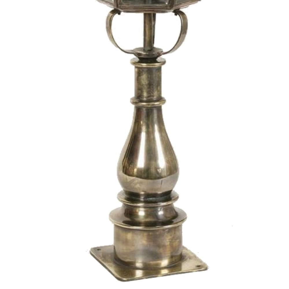 Landelijk buitenlamp Chelsea Pillar handgemaakt - antiek koper (ANT) Limehouse 8716803507067