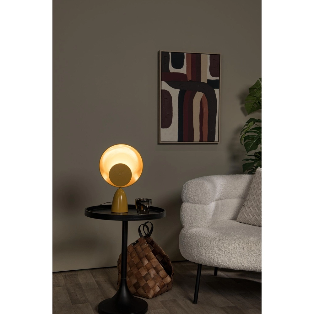 Design tafellamp Castamar Ø 25,5cm geel Lucide 5411212345851