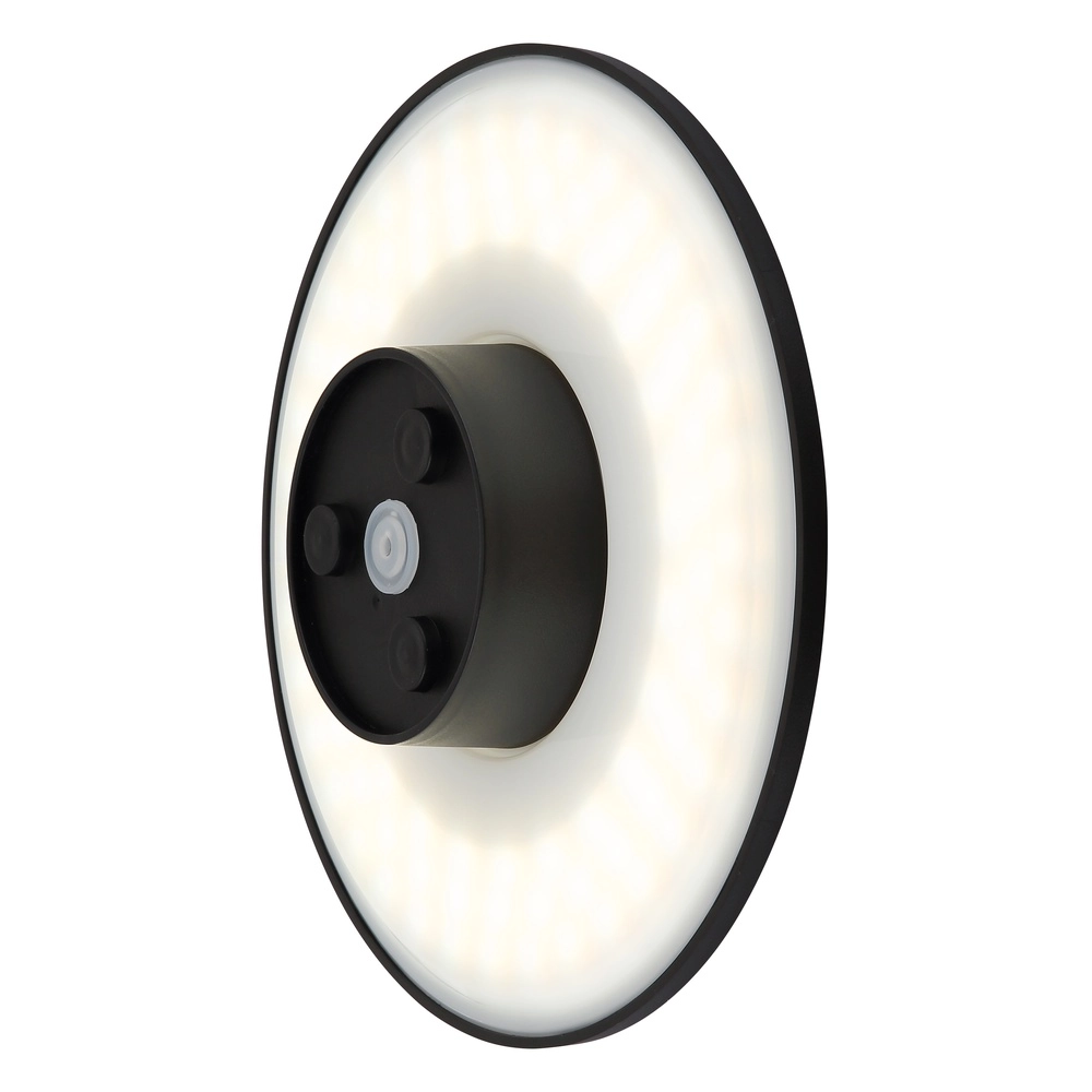 Strakke wandlamp Lamont zwart Globo 9007371507733