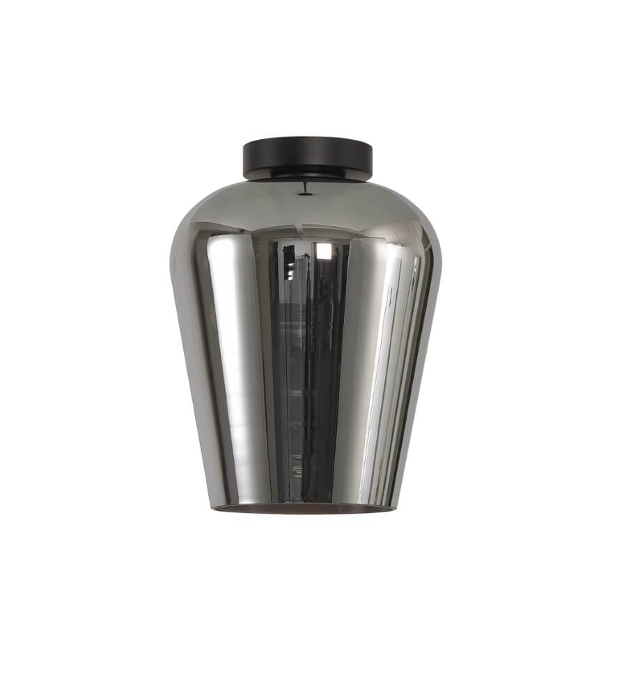 Plafondlamp Tombo titan glas Ø 23cm Artdelight 8719831737734