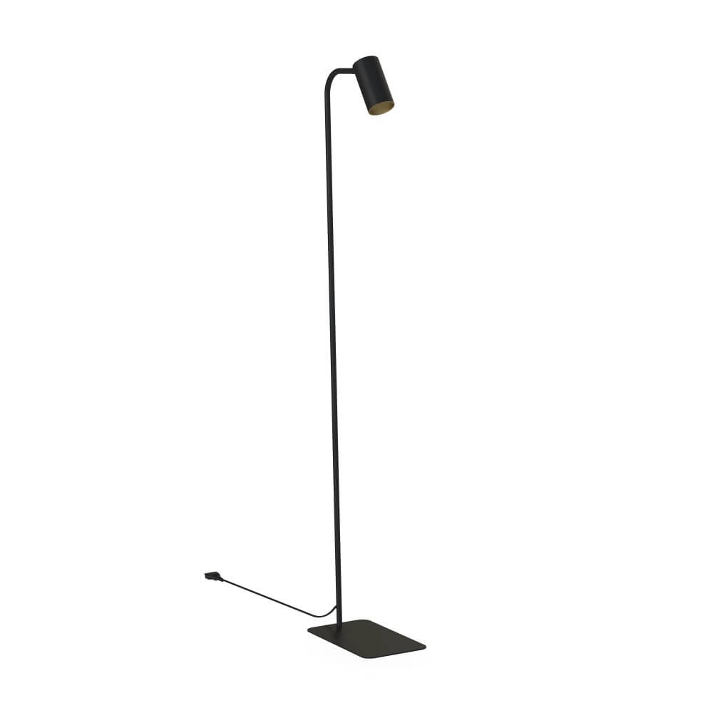 Zwart met gouden leeslamp Mono