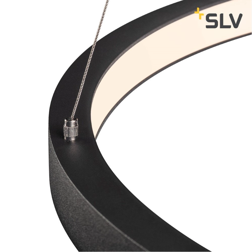 Led hanglamp One Ø 60cm dimbaar zwart SLV 4024163231039