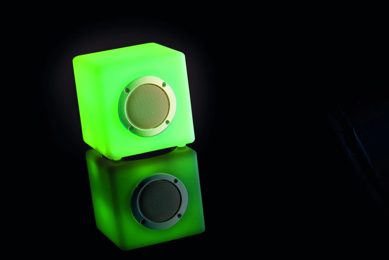 Tafellamp Cube 15 RGB met speaker GardenLights 5907800857511